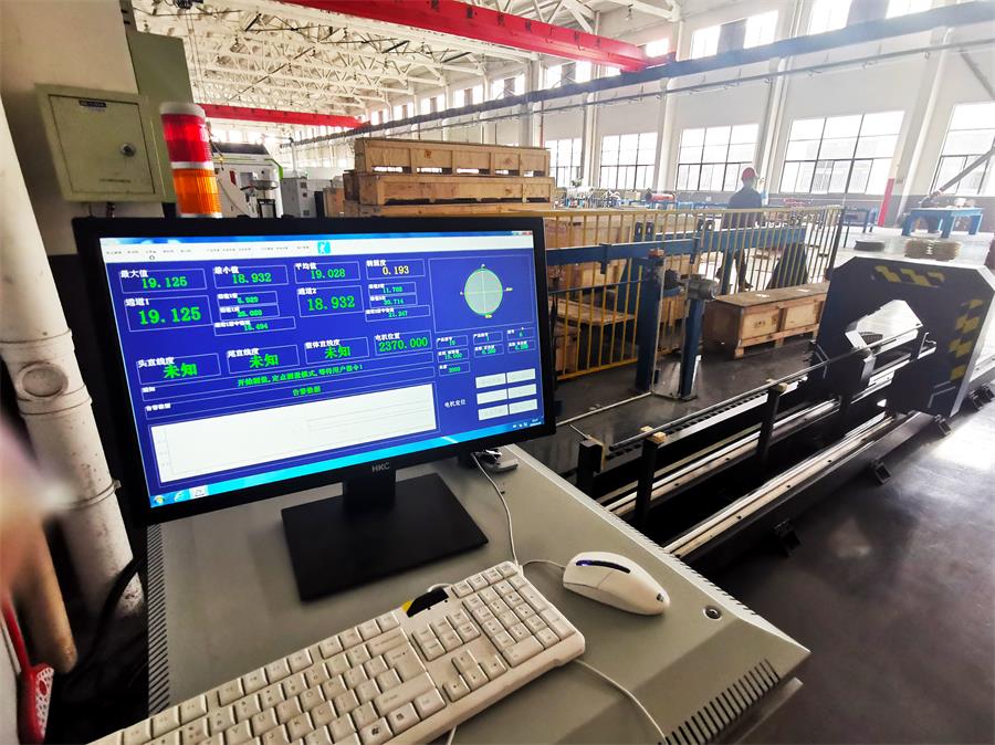 【案例分享】為某鋼管廠定制直徑及直線度復合