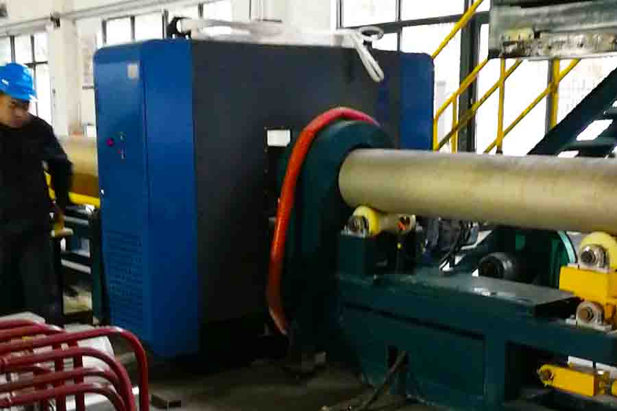 【案例分享】測徑儀在400mm大管材的檢測現場